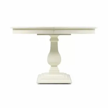 Стол обеденный 105/145х105 Classico Italiano Бруклин, квадратный, раскладной, Молочный, MUN2/L
