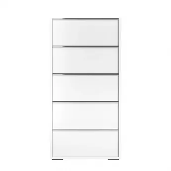 Комод высокий Status Italy Luna White, пять ящиков, LUBWHCM02