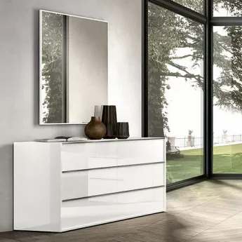Зеркало Status Italy Luna White, LUBWHSP01