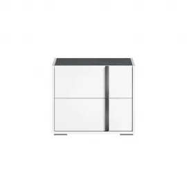Прикроватная тумба Status Italy Bianca Marble, BIBWHCD01BL