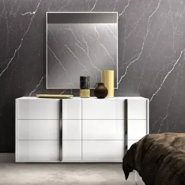Зеркало Status Italy Bianca/Bianca Marble, BIBWHSP01