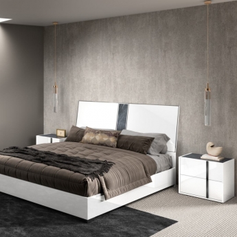 Кровать Status Italy Bianca Marble, K.S., BIBWHLT02BL