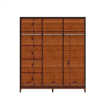 Шкаф 3-дверный Classico Italiano Toscana, Дуб Венге, 6003/W
