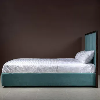 Кровать 180х200 Classico Italiano Toscana, Дуб Венге, с мягким изголовьем, 6181/W