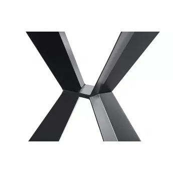 Консоль Q-Home V1712A, 140x40 см, орех (WK-07)/черный (PC-02)