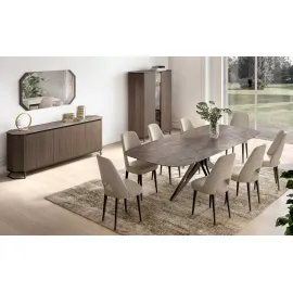 Стол обеденный Status Italy Hexagon, 200x103 см, фиксированный, HEDCNTA06