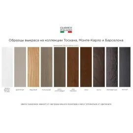 Витрина 1-дверная правая Classico Italiano Toscana, Дуб Табакко, 5002/T