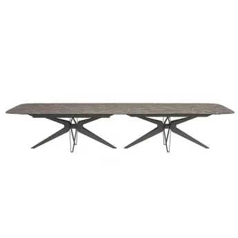 Стол обеденный Status Italy Hexagon, 400x120 см, фиксированный, HEDCNTA03