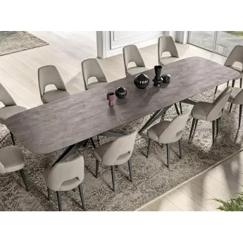 Стол обеденный Status Italy Hexagon, 400x120 см, фиксированный, HEDCNTA03