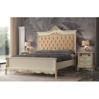 Кровать 90x200 Claudio Saoncella Verdi, без изножься, Слоновая кость (PL70) - 22593