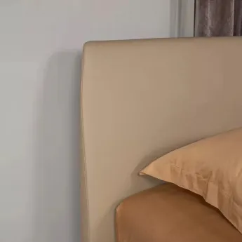 Кровать MOD Interiors Ronda, 180х200, орех F, экокожа 63, MDI.BD.RD.122