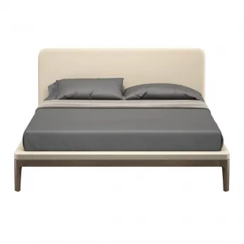 Кровать MOD Interiors Ronda, 160х200, орех F, экокожа 63, MDI.BD.RD.121