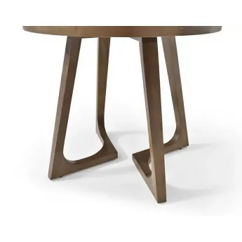 Приставной столик Q-Home CT3059, D60 см, белая керамика, QH-CT3059WH
