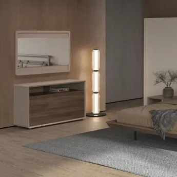 Комод MOD Interiors Olimar, Орех F, бежевый матовый лак, четыре ящика, MDI.CHD.OLM.5