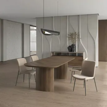Стол обеденный MOD Interiors Olimar, 200x90, орех F, фиксированный, MDI.DT.OLM.8