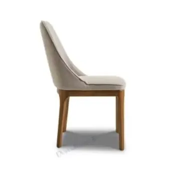 Стул Q-Home Y1711А, ткань бежевая, орех, Y1711A-BEEIGE