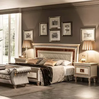 Кровать 160х200 Arredo Classic Dolce Vita, Queen Size, мягкое изголовье, 251