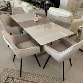 Стол обеденный Q-Home Гранада, 140/180 см, раздвижной, DT-MB-TG1903-140/180