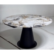 Стол обеденный Q-Home Teramo, 135 см, раздвижной, керамика глянцевая Gloss Grand Jade Solid Ceramic / каркас чёрный, QH614M05356 - Фото 9
