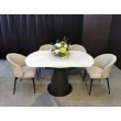 Стол обеденный Q-Home Teramo, 135 см, раздвижной, керамика глянцевая Gloss Grand Jade Solid Ceramic / каркас чёрный, QH614M05356 - Фото 10