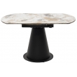 Стол обеденный Q-Home Teramo, 135 см, раздвижной, керамика глянцевая Gloss Grand Jade Solid Ceramic / каркас чёрный, QH614M05356 - Фото 8