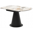 Стол обеденный Q-Home Teramo, 135 см, раздвижной, керамика глянцевая Gloss Grand Jade Solid Ceramic / каркас чёрный, QH614M05356 - Фото 7