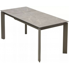 Стол обеденный Q-Home Corner, 120/170 см, раздвижной, матовая керамика Latte Stone Ceramic / taupe (тёмно-бежевый), QH614M05547