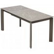 Стол обеденный Q-Home Corner, 120/170 см, раздвижной, керамика матовая Latte Stone Ceramic / taupe (тёмно-бежевый), QH614M05547 - Фото 2