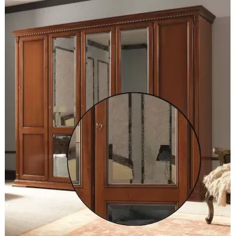 Шкаф-купе maxi с зеркалами Palazzo Ducale Ciliegio Prama 71CI28AR
