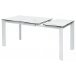 Стол обеденный Q-Home Corner, 120/170 см, раздвижной, керамика глянцевая Statuario Ceramic/Glass / каркас белый - Фото 4