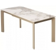 Стол обеденный Q-Home Corner, 120/170 см, раздвижной, керамика Gloss Luxury Pandora Solid Ceramic / каркас taupe, QH614M05846 - Фото 2