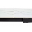 Стол обеденный Q-Home Corner, 120/170 см, раздвижной, Белый мрамор матовая керамика матовая White Marble Solid Ceramic / каркас  - Фото 8