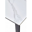 Стол обеденный Q-Home Corner, 120/170 см, раздвижной, Белый мрамор матовая керамика матовая White Marble Solid Ceramic / каркас  - Фото 7