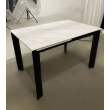 Стол обеденный Q-Home Corner, 120/170 см, раздвижной, Белый мрамор матовая керамика матовая White Marble Solid Ceramic / каркас  - Фото 3