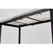Стол обеденный Q-Home Corner, 120/170 см, раздвижной, Белый мрамор матовая керамика матовая White Marble Solid Ceramic / каркас  - Фото 9