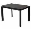 Стол обеденный Q-Home Corner, 120/170 см, раздвижной, керамика матовая Black Marble Solid Ceramic / каркас чёрный, QH614M03982 - Фото 1