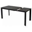 Стол обеденный Q-Home Corner, 120/170 см, раздвижной, керамика матовая Black Marble Solid Ceramic / каркас чёрный, QH614M03982 - Фото 2