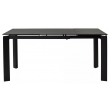 Стол обеденный Q-Home Corner, 120/170 см, раздвижной, керамика матовая Black Marble Solid Ceramic / каркас чёрный, QH614M03982 - Фото 8