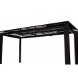 Стол обеденный Q-Home Corner, 120/170 см, раздвижной, керамика белая матовая Statuario, стекло / каркас чёрный, QH614М04880 - Фото 7