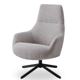 Кресло Q-Home Hansen Beige, ткань бежевая, 360°, QH-Hansen-Beige