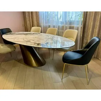 Стол обеденный Elipse Q-Home DT9375FCI, 240 см, керамика, нераскладной