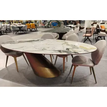 Стол обеденный Elipse Q-Home DT9375FCI, 240 см, керамика, нераскладной