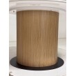 Стол обеденный Q-Home Mesa, D120 см, фиксированный, мрамор матовая керамика / Каркас OAK, QH630M05517 - Фото 9