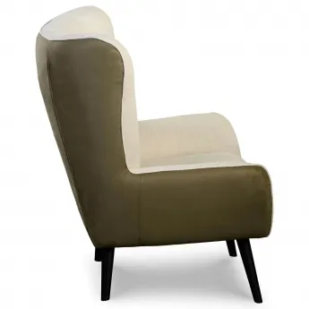 Кресло Juliet MOD Interiors, ткань кат. 5 col. Gunny MG 100, кат. 7 col. Nubuk NB 08, MDI.ACH.SL.96