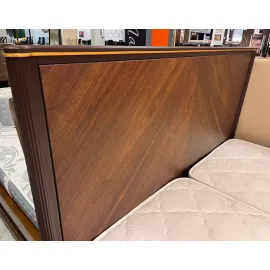 Кровать Classico Italiano Венеция, 140х200, моккачино/орех, Т-140/MO/NA