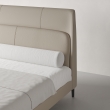 Кровать мягкая Artfabric Petra T04 180х200, Бежевая кожа, AF-01512 - Фото 8