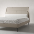 Кровать мягкая Artfabric Petra T04 180х200, Бежевая кожа, AF-01512 - Фото 3