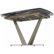 Стол обеденный Q-Home Alatri, 120/150/180 см, раздвижной, матовая керамика Latte Stone Solid / каркас Тауп, QH614M05549 - Фото 7
