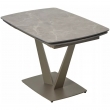 Стол обеденный Q-Home Alatri, 120/150/180 см, раздвижной, матовая керамика Latte Stone Solid / каркас Тауп, QH614M05549 - Фото 5