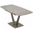 Стол обеденный Q-Home Alatri, 120/150/180 см, раздвижной, матовая керамика Latte Stone Solid / каркас Тауп, QH614M05549 - Фото 2